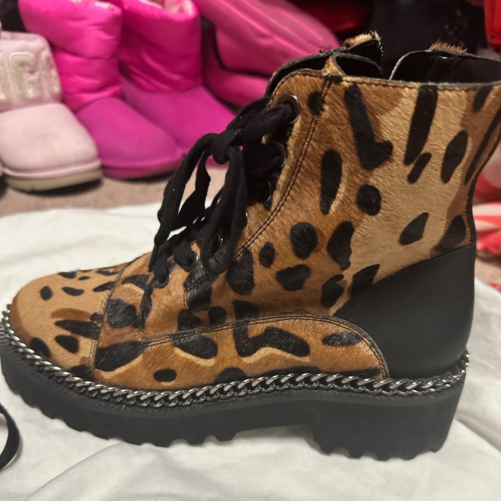 Vince Camuto combat boots